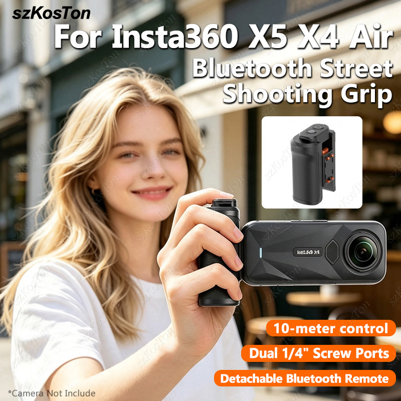 Photography Grip Insta360 X5 - Insta360 X5/X4 Air用ストリートフォトグラフィーハンドルグリップ、Insta360 X5/X4 Air用写真撮影アクセサリー