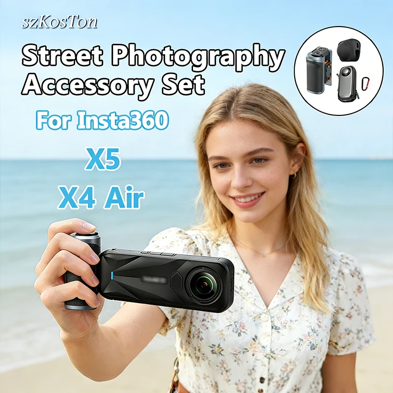 Photography Grip Insta360 X5 - Insta360 X5 X4 空撮グリップレンズ保護カバー収納袋 Insta360 X5