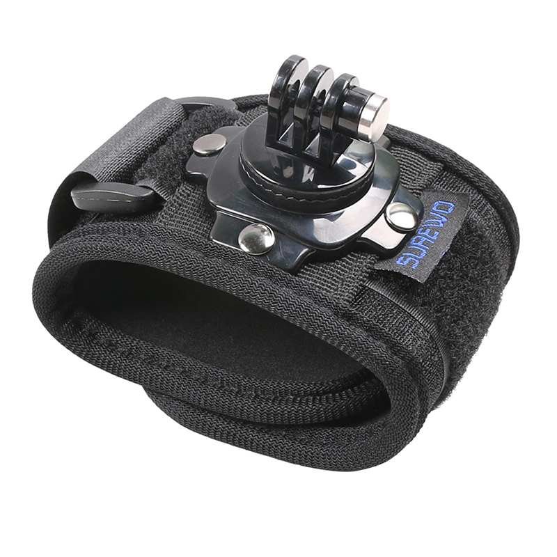 Gopro Action Camera Hero 11 Black - Surewo-リストストラップマウント、ブラック、gopro hero 13、12、11、10、9、dji osmo action 5、4、3、akasoと互換性があります