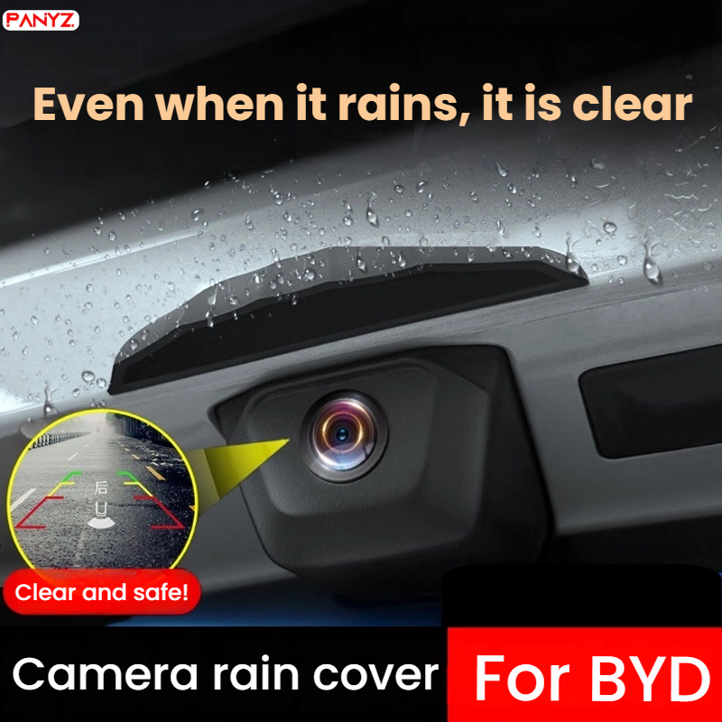 Camera Rain Cover - BYD ドルフィン、秦L、シーガル、宋PLUS、唐、シール06DM、漢 車用リアビューカメラカバー 防水・防雨カメラカバー 保護カバー