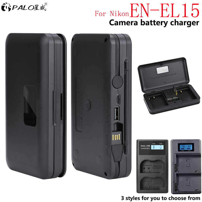 Sony Camera A6400 - EN-EL15C EL15C EN EL15 LCDディスプレイバッテリー充電器 ニコン