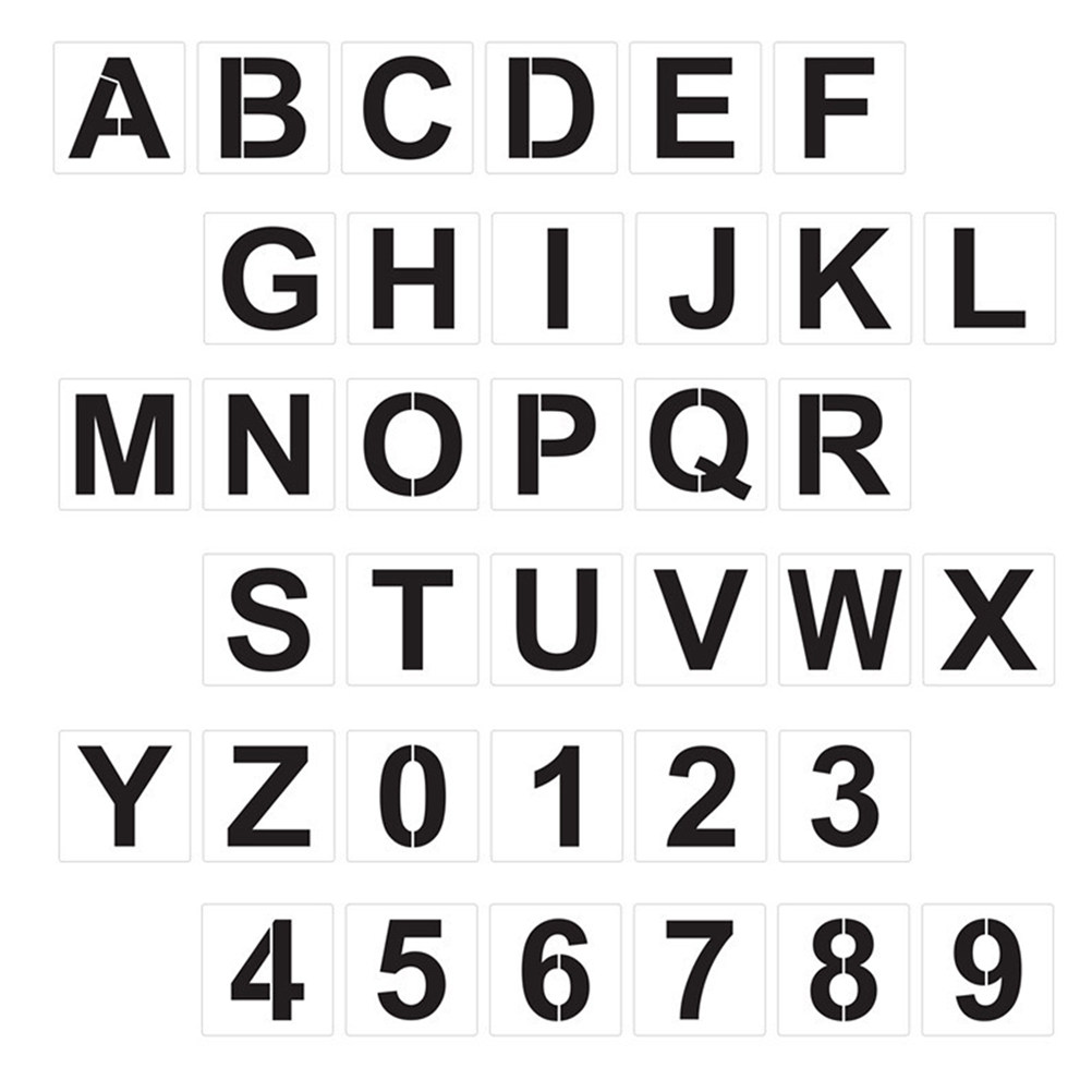 Photography Font - 1 セット大型アルファベットステンシル文字と数字のペイントテンプレート DIY 手作りアート壁ドア装飾用再利用可能安全エコ