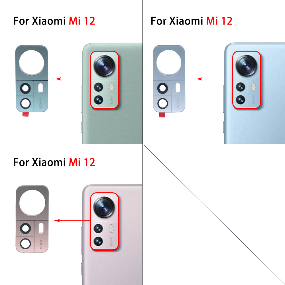新しい交換用ガラスレンズ背面リアカメラガラスレンズ（ステッカ - Photography Kit Xiaomi のレビューと価格