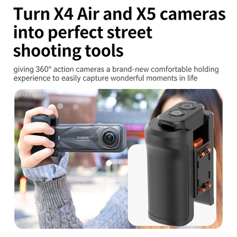 Insta360 X5/X4 Air用ストリートフォトグラフ - Photography Grip Insta360 X5 のレビューと価格