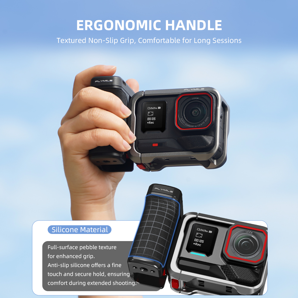 Flymile カメラグリップ Bluetooth リモコン - Photography Grip Insta360 X5 のレビューと価格
