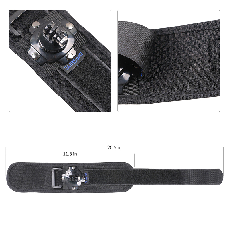 Surewo-リストストラップマウント、ブラック、gopro - Gopro Action Camera Hero 11 Black のレビューと価格