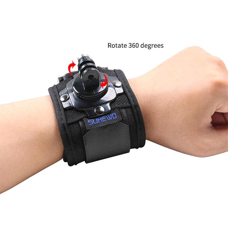 Surewo-リストストラップマウント、ブラック、gopro - Gopro Action Camera Hero 11 Black のレビューと価格