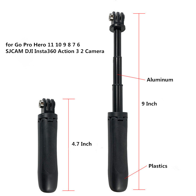 ミニ Selfie スティックショーティー三脚ハンドルグリッ - Photography Grip Insta360 X5 のレビューと価格