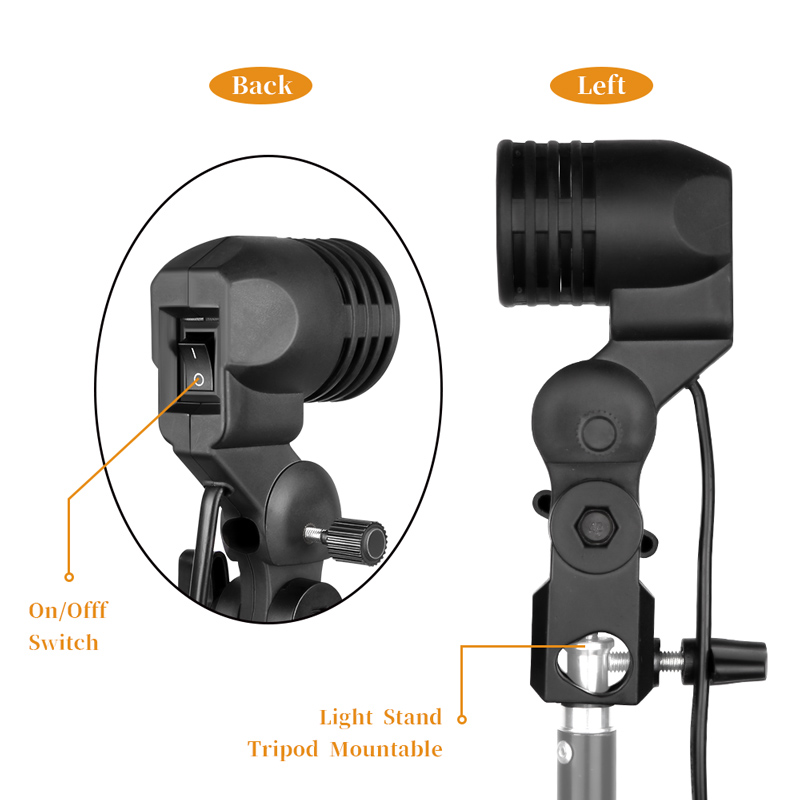 1.8mケーブル電球ホルダー,e26/e27電球ホルダー付き - Photography Bulb のレビューと価格