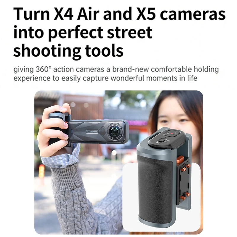 Insta360 X5 X4 空撮グリップストリート写真撮影 - Photography Grip Insta360 X5 のレビューと価格