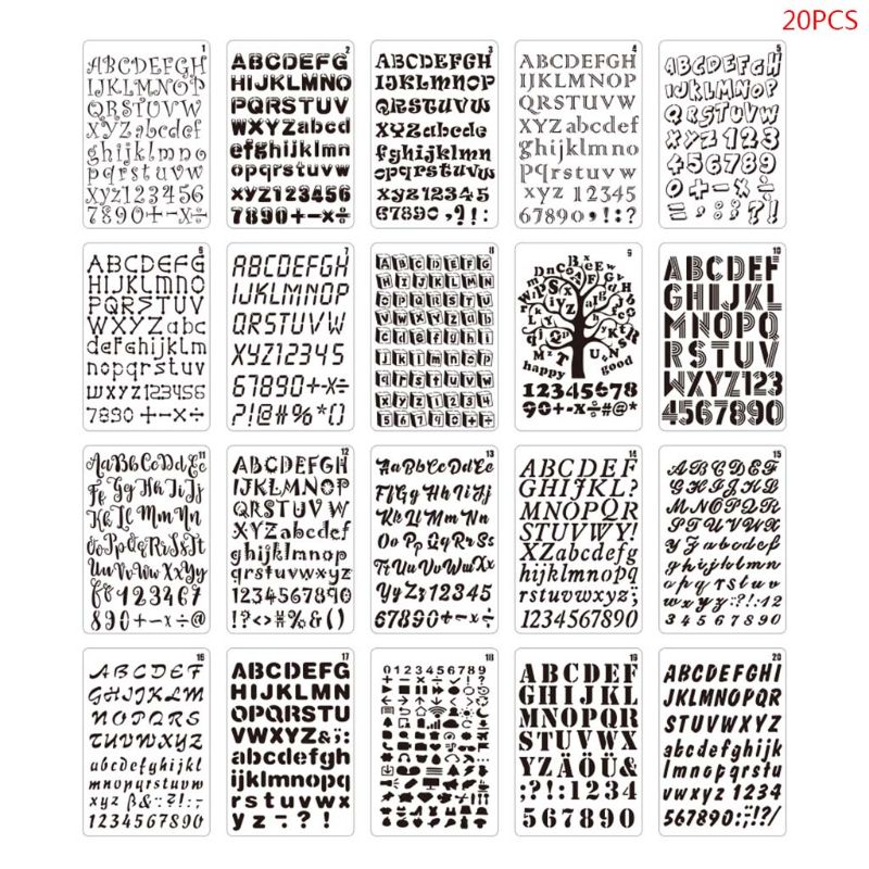 DIY、描画テンプレート、絵画、スクラップブッキング、紙カー - Photography Font のレビューと価格