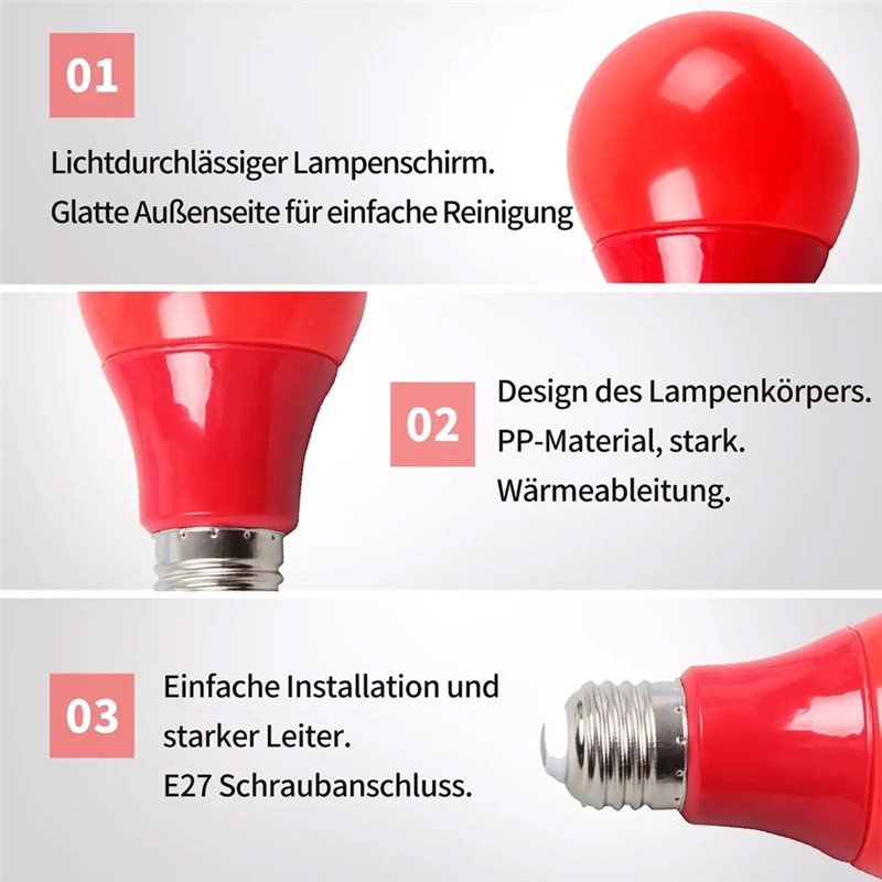 FEDI-Safe ライト LED 電球 1W-E27 ソケ - Photography Bulb のレビューと価格