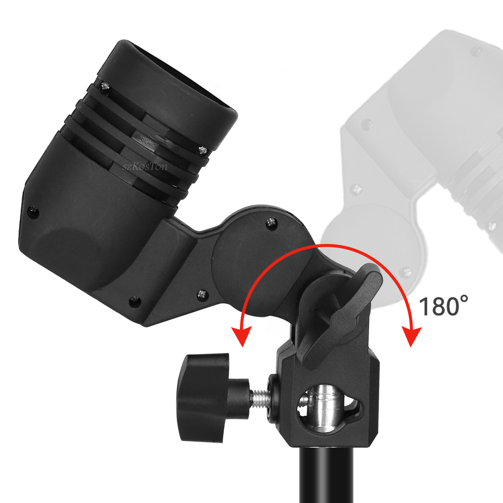 シングルヘッド電球ホルダー E27 ソケットフラッシュ傘ブラ - Photography Bulb のレビューと価格