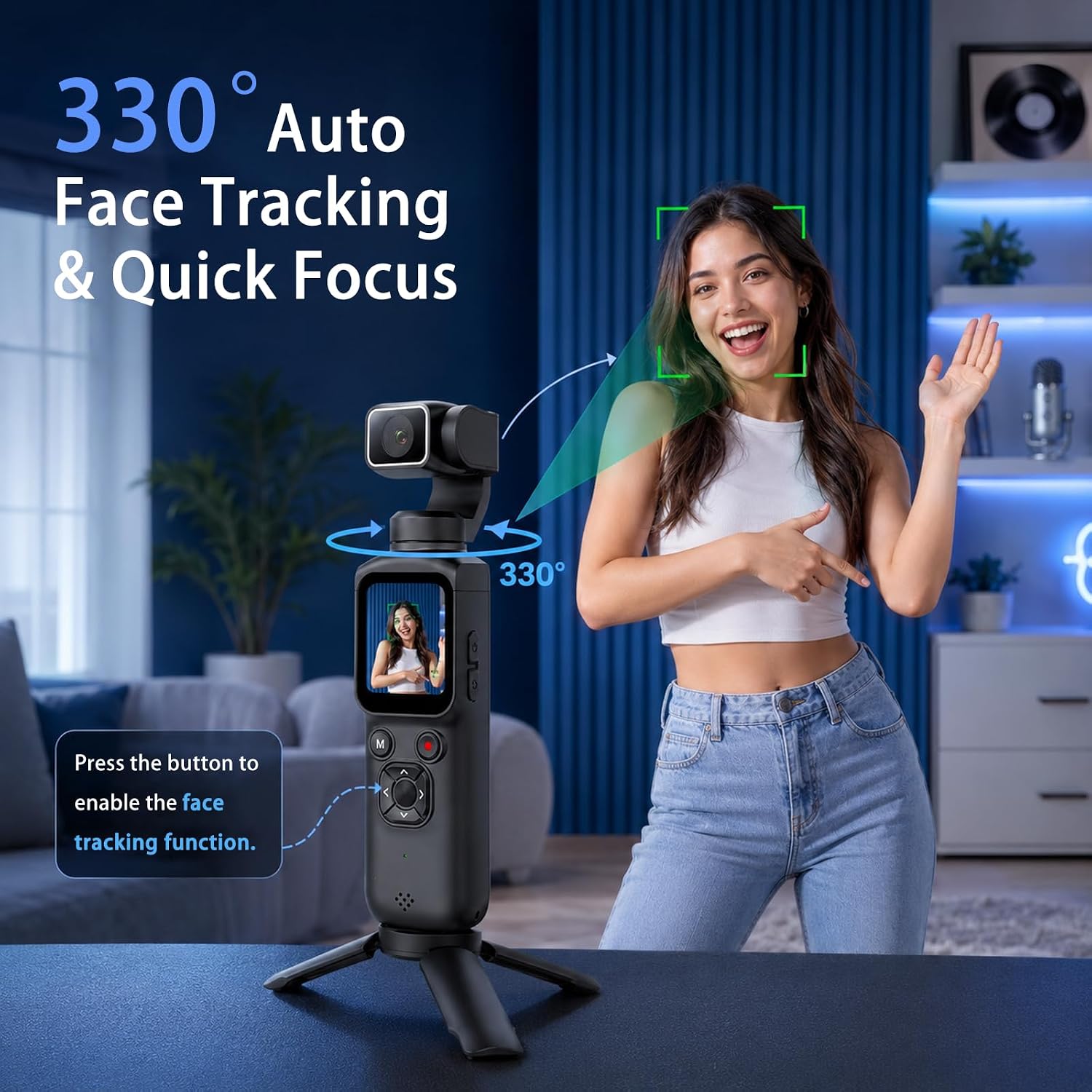 4KハンドヘルドジンバルVlogカメラ YouTube初心者 - Photography Term のレビューと価格