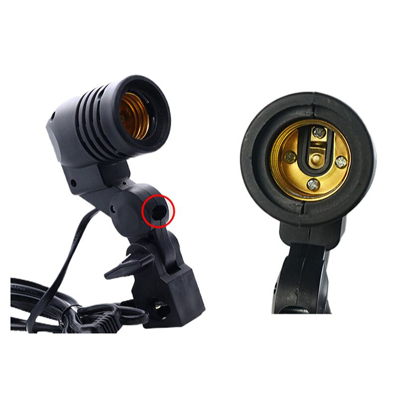 E27 ACソケットランプ シングルヘッド電球ホルダー 撮影 - Photography Bulb のレビューと価格