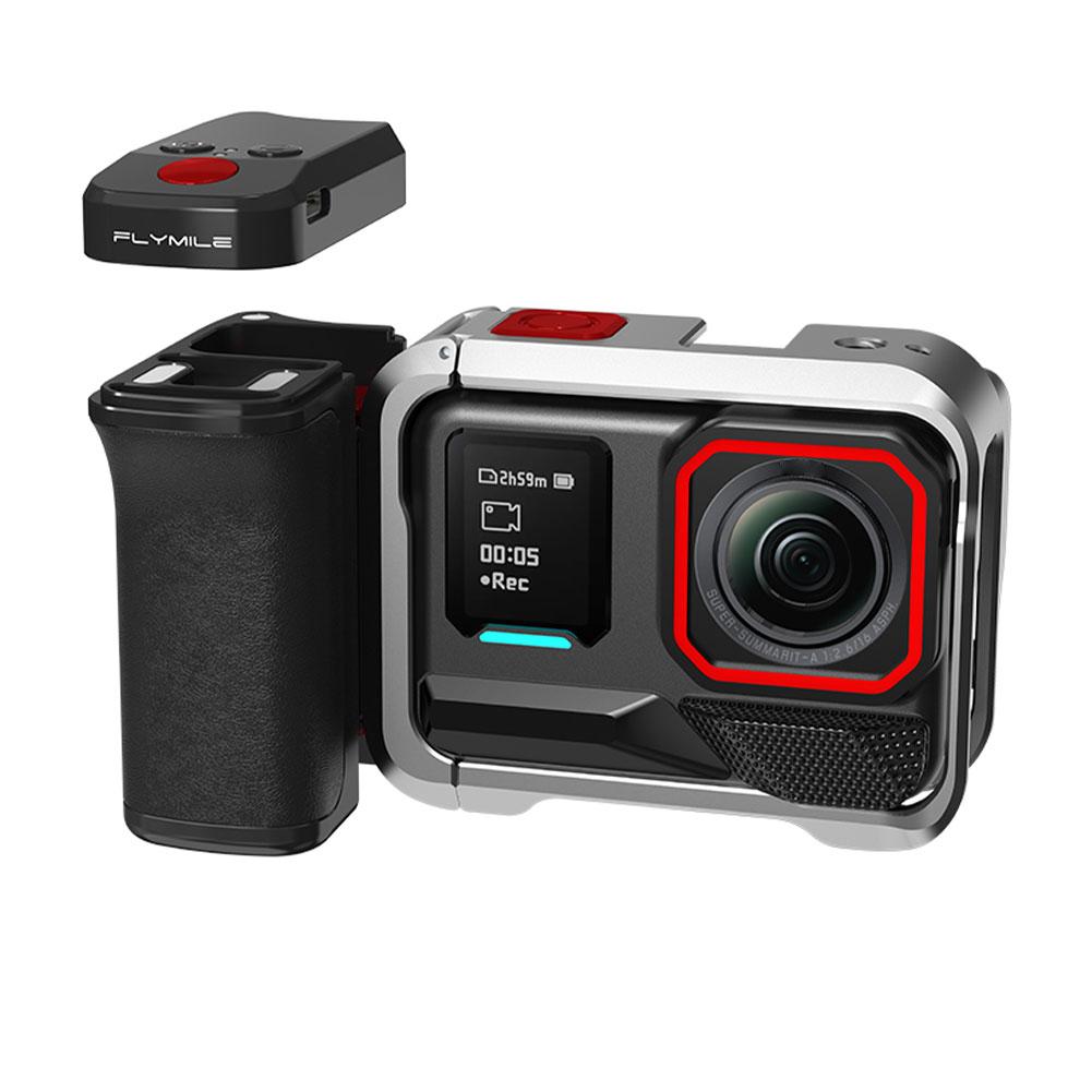 金属製クイックリリースストリート写真撮影ハンドル Insta - Photography Grip Insta360 X5 のレビューと価格