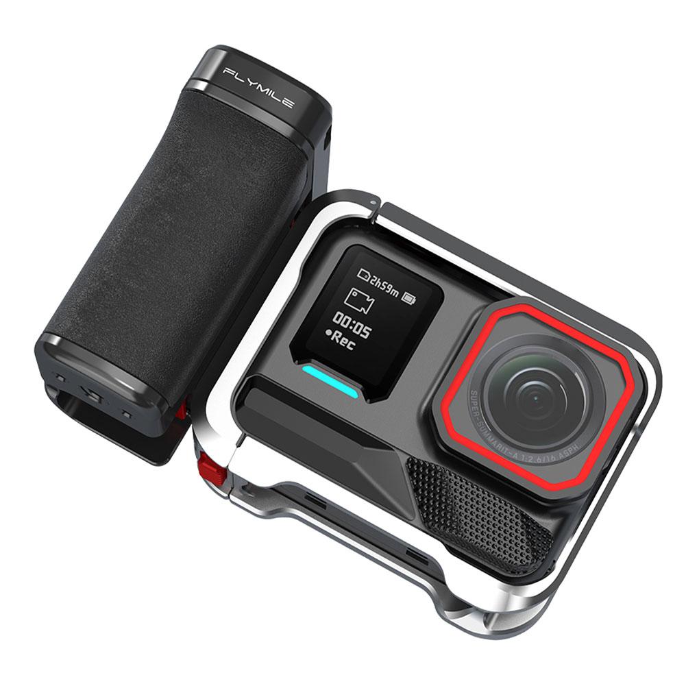 金属製クイックリリースストリート写真撮影ハンドル Insta - Photography Grip Insta360 X5 のレビューと価格