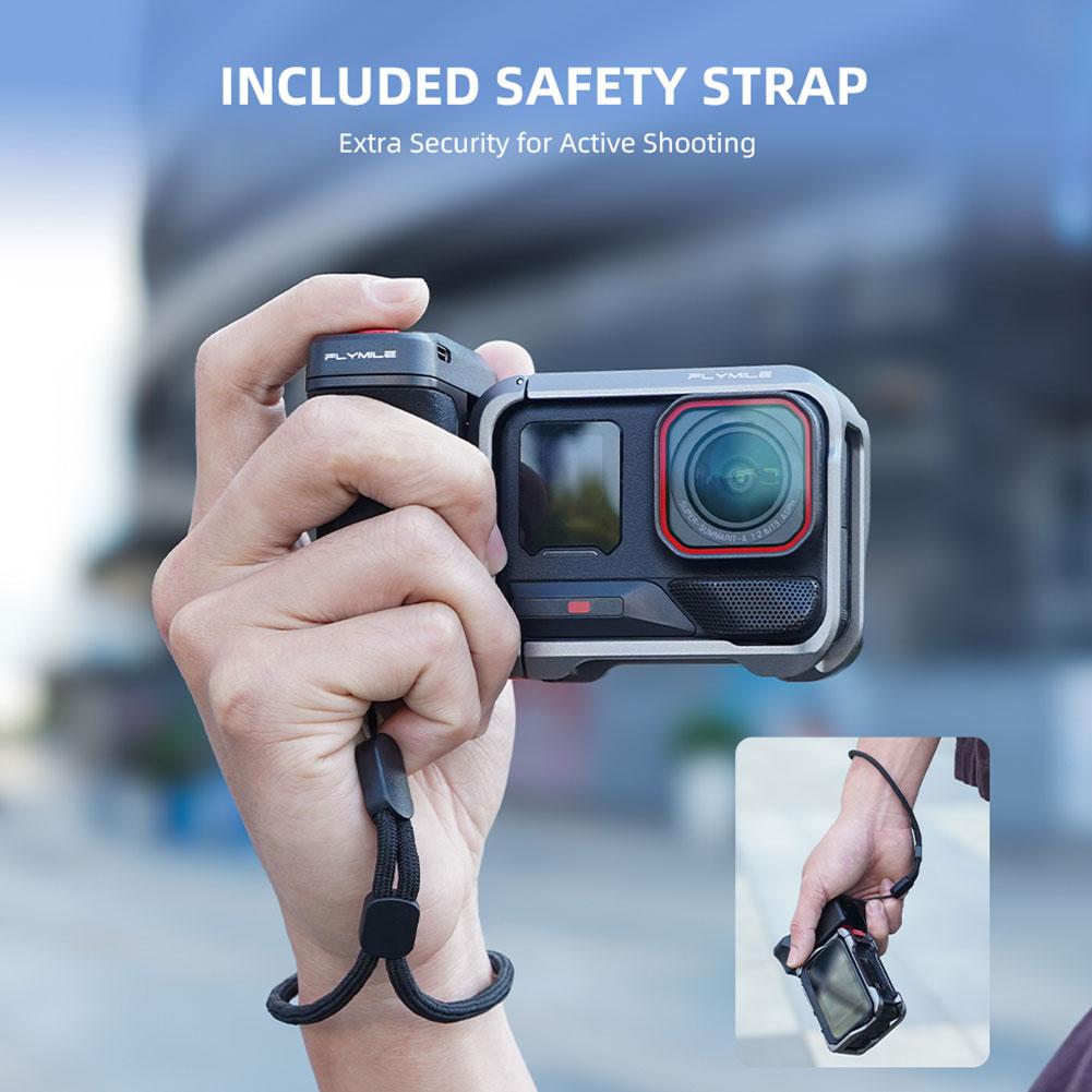 金属製クイックリリースストリート写真撮影ハンドル Insta - Photography Grip Insta360 X5 のレビューと価格