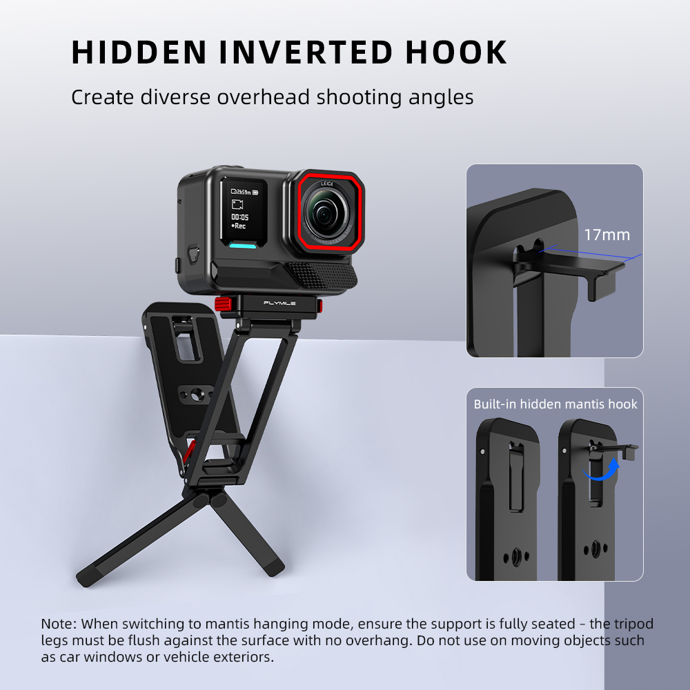 Flymile 磁気金属三脚 Insta360 Ace Pr - Photography Grip Insta360 X5 のレビューと価格