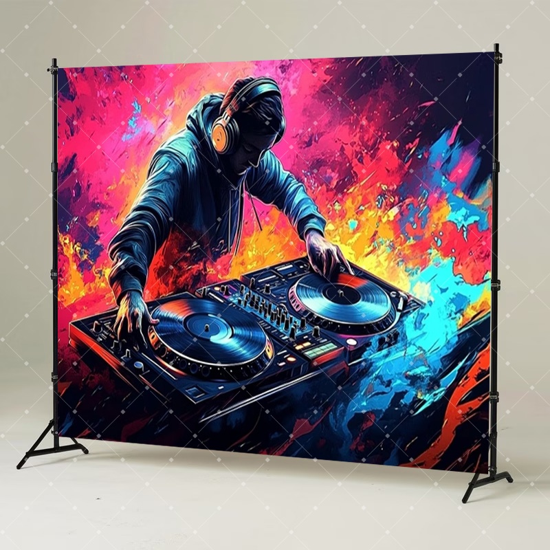 ヒップホップ音楽DJパーティー装飾スカルブラックライトネオン - Photography Kit Pro のレビューと価格