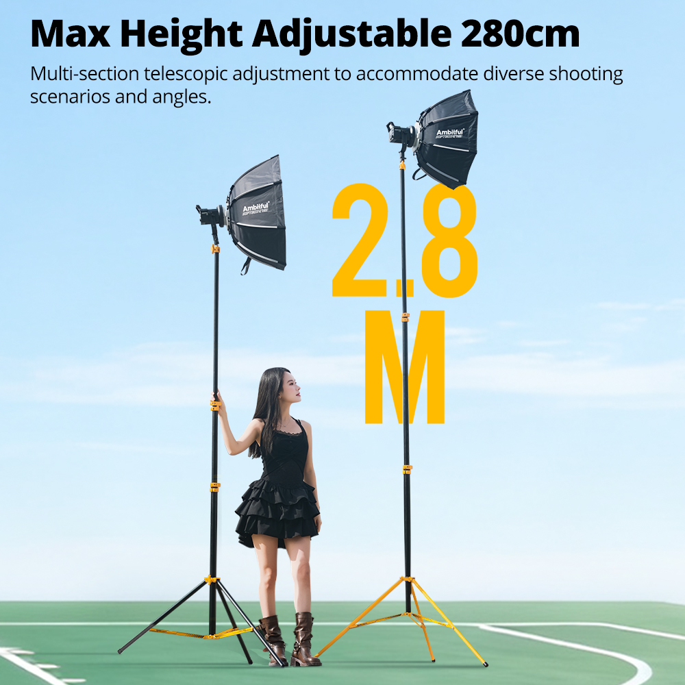 AMBITFUL GM280Y 280cmプロフェッショナル - Photography Kit Pro のレビューと価格