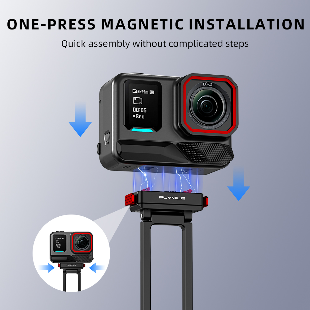 Flymile 磁気メタル三脚 Insta360 Ace P - Photography Grip Insta360 X5 のレビューと価格