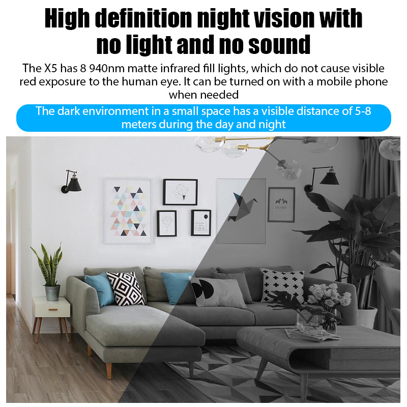 X5 ミニカメラ HD 1080P インテリジェントホームセ - Photography Kit Xiaomi のレビューと価格