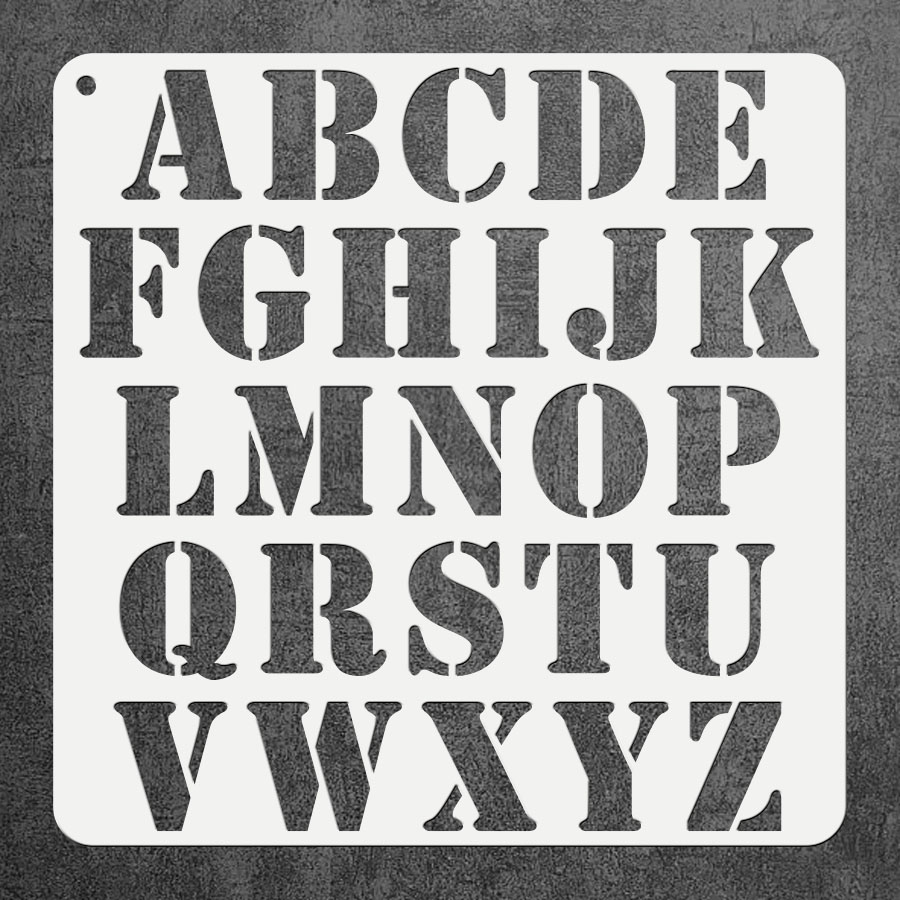 1PC 11.8 インチ A-Z 大文字ステンシルアルファベ - Photography Font のレビューと価格